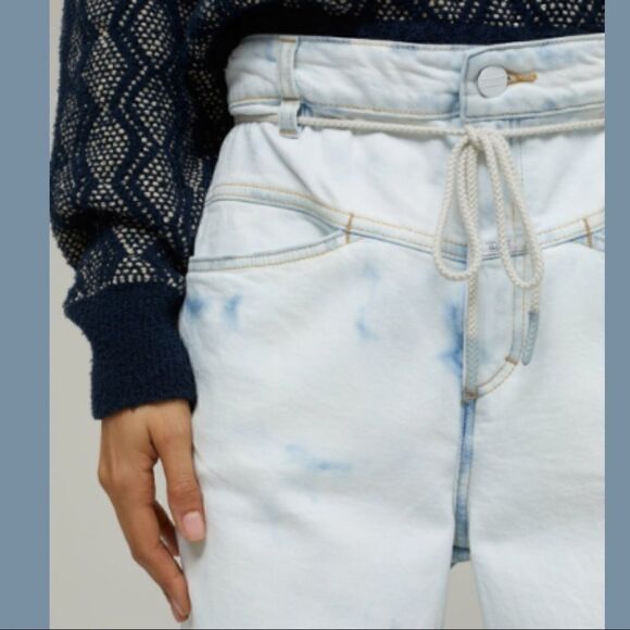 FREE PEOPLE BY CLOSED ANNI HIGH RISE JEANS NEW NWT SIZE 28 - Picture 4 of 11